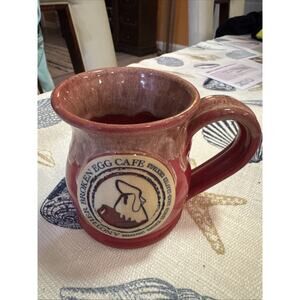 NEW DENEEN POTTERY ANOTHER BROKEN EGG CAFE SOUTHLAKE, TX COFFEE CUP MUG 2022